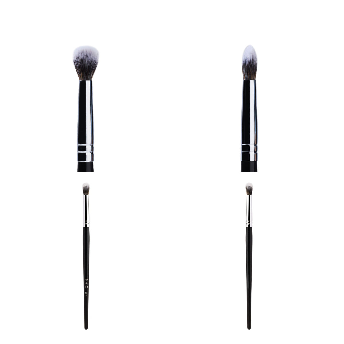 PAC Studio Eyeshadow Blending Brush 204 - Medium Ultra Soft Fibres for Expert Shadow Blending | Grocsy