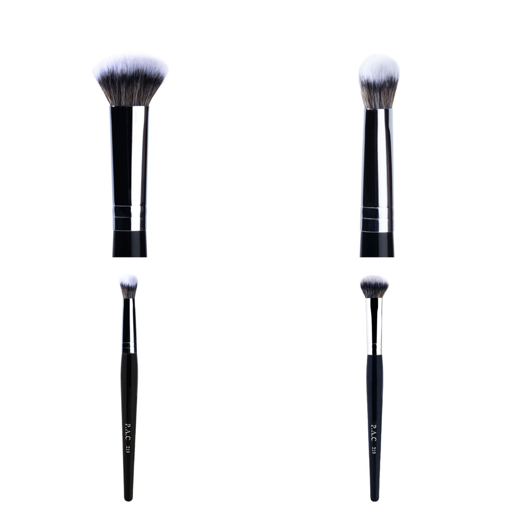 PAC Studio Concealer Brush 219 - Luxurious Dome Shape, Soft Synthetic Bristles for Quick Concealer Blending | Grocsy