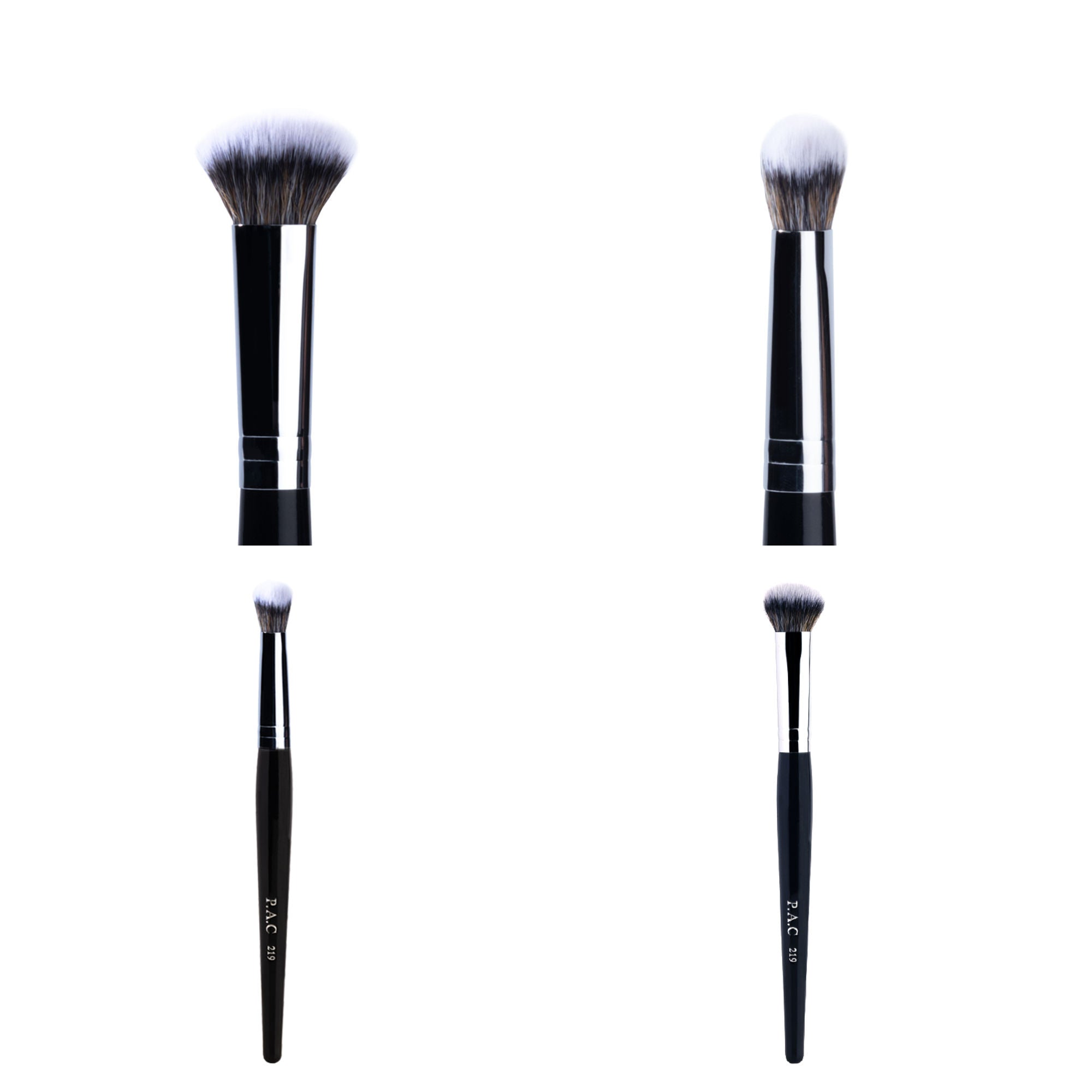PAC Studio Concealer Brush 219 - Luxurious Dome Shape, Soft Synthetic Bristles for Quick Concealer Blending | Grocsy