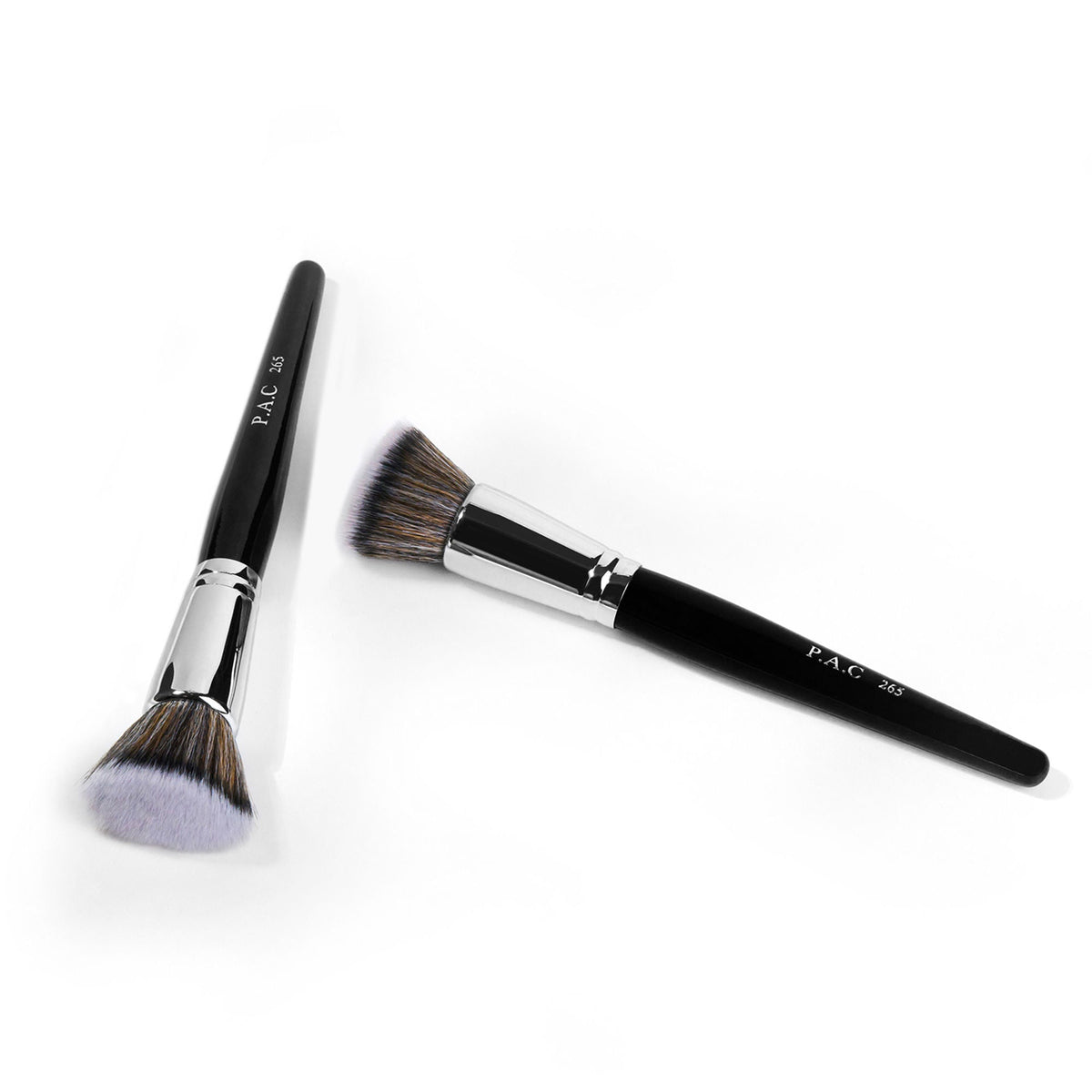 PAC Studio Foundation Blending Brush 265 - Flat Kabuki, Dense Soft Synthetic Bristles for Airbrush Finish | Grocsy