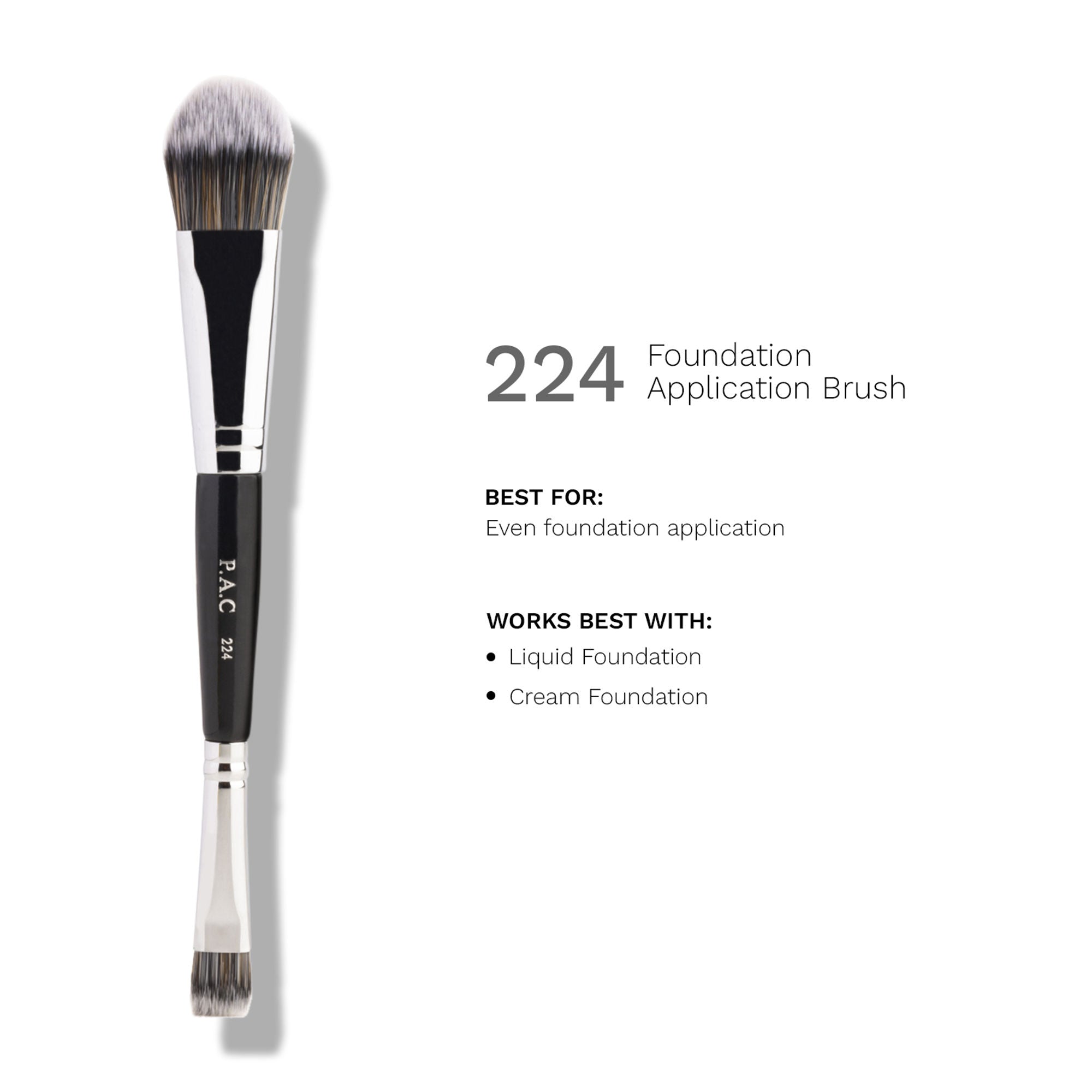 PAC Studio Foundation Brush - 224 | Grocsy