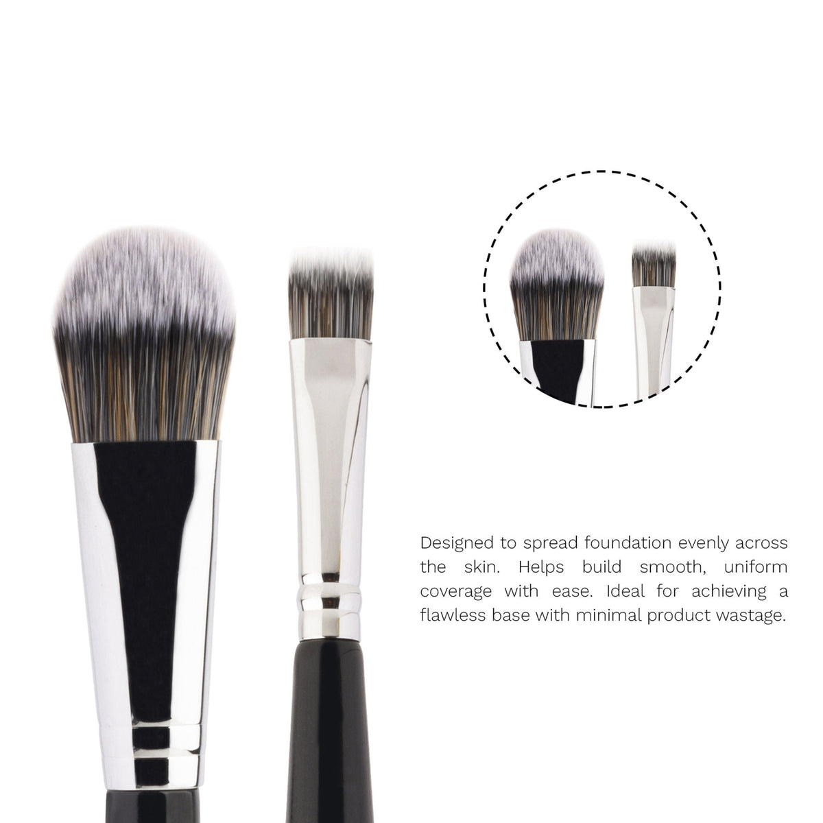 PAC Studio Foundation Brush - 224 | Grocsy
