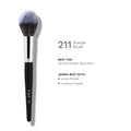 PAC Studio Powder Brush 211 - Fluffy Tapered Multi-Functional Brush for Loose Powder Compact Blush Bronzer | Grocsy
