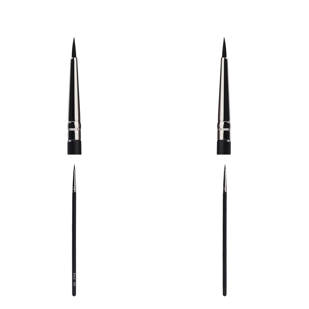 PAC Studio Eyeliner Brush 123 - Pointed Liner Brush for Precision, Perfect for Graphic & Winged Eye Looks | Grocsy