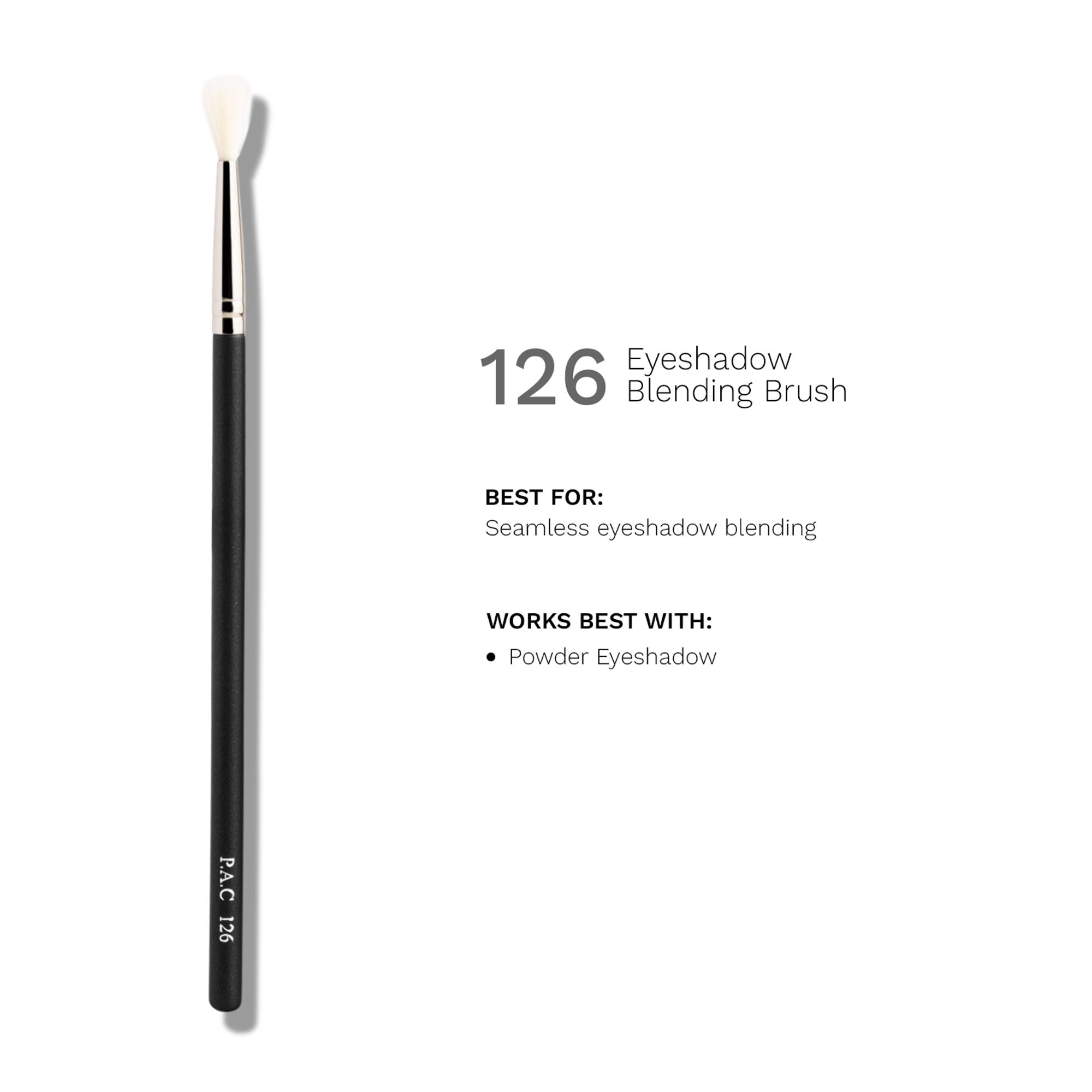 PAC Studio Blending Eyeshadow Brush - 126 | Grocsy