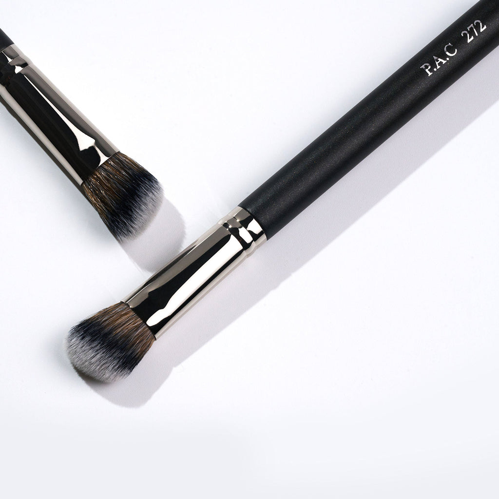 PAC Studio Concealer Brush 272 - Angled Multi Functional Brush, Soft Bristles for Precise Application | Grocsy