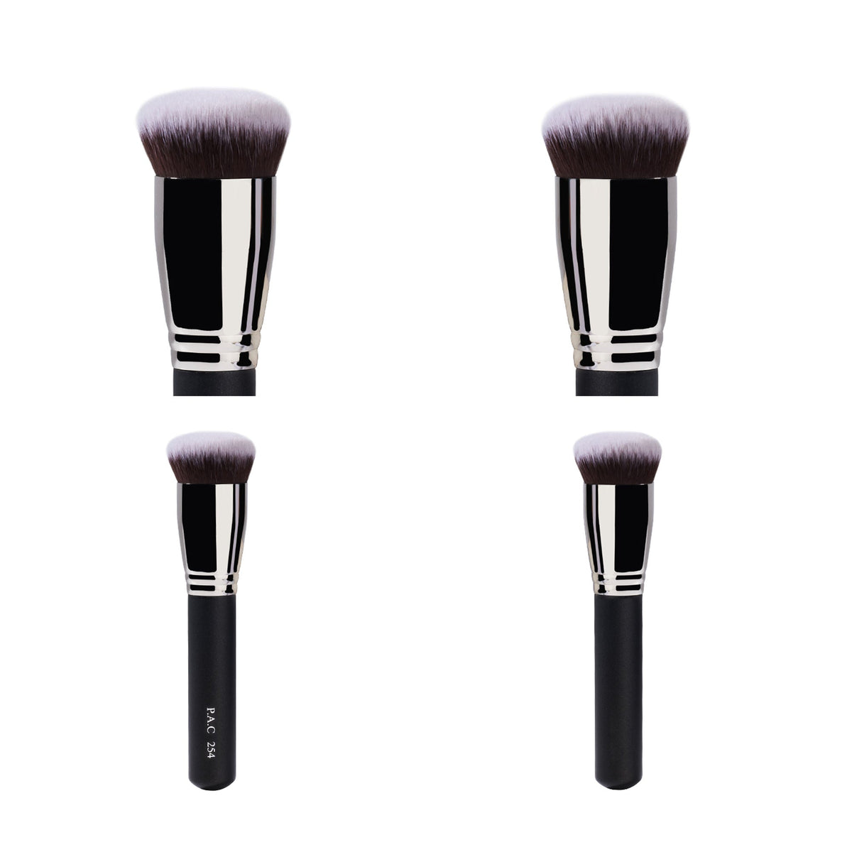 PAC Studio Foundation Blending Brush 254 -Densely Packed Large Dome Shaped Brush, Full Coverage Application | Grocsy