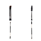 PAC Studio Eyebrow Brush 099 -Angular Eyebrow Brush with Spoolie, Precise Tip for Filling & Sculpting Brows | Grocsy