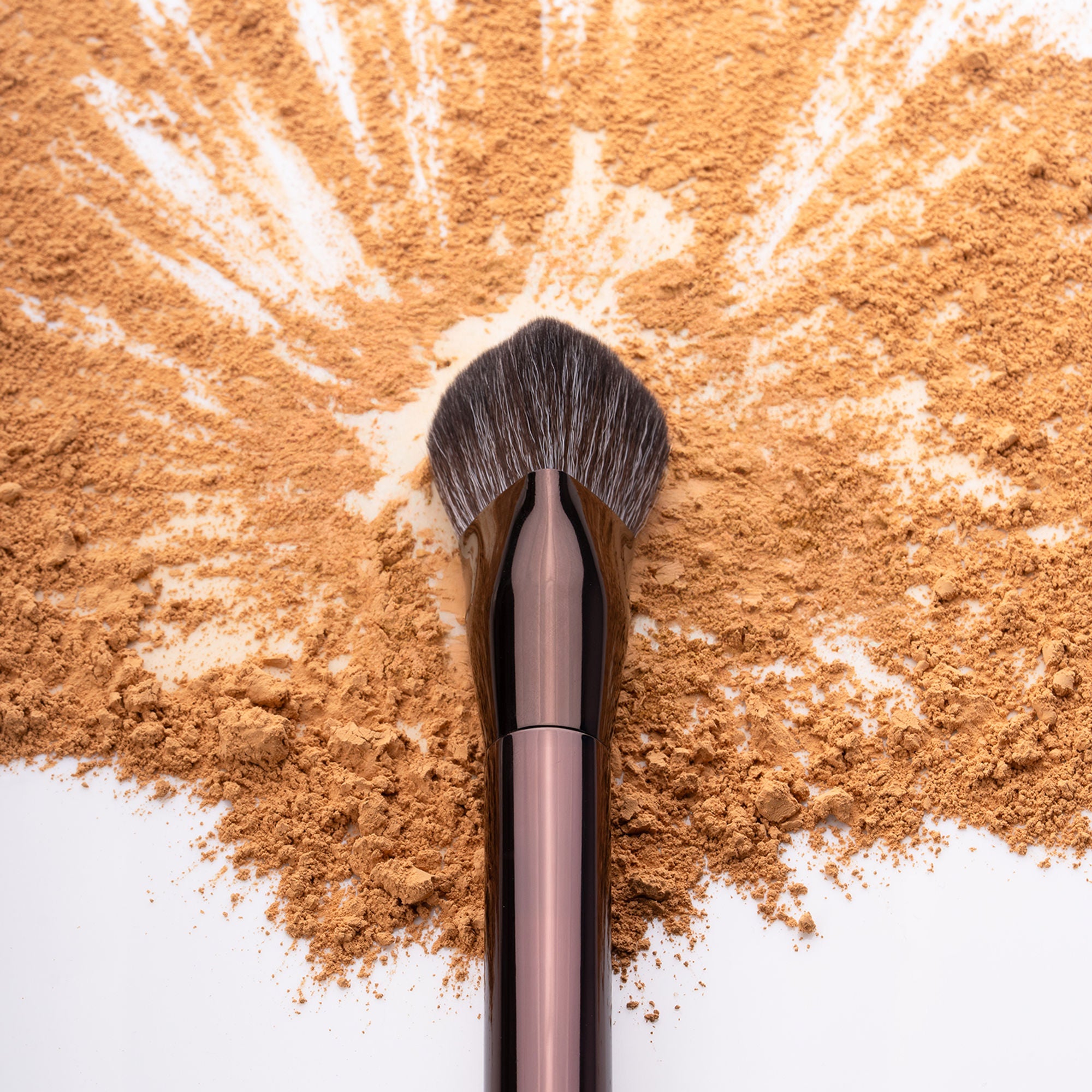 PAC Studio T01 Multi-Purpose Powder Brush - Densely Packed Synthetic Bristles, Ideal for Blush & Contour | Grocsy