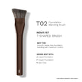 PAC Studio T02 Foundation Blending Brush - Densely Packed Synthetic Bristles for Foundation Blending | Grocsy