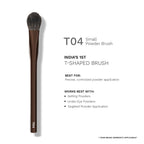 PAC Studio T04 Small Powder Brush - Buff & Blend With Precision, Dense Bristles, Ideal for Under Eyes | Grocsy
