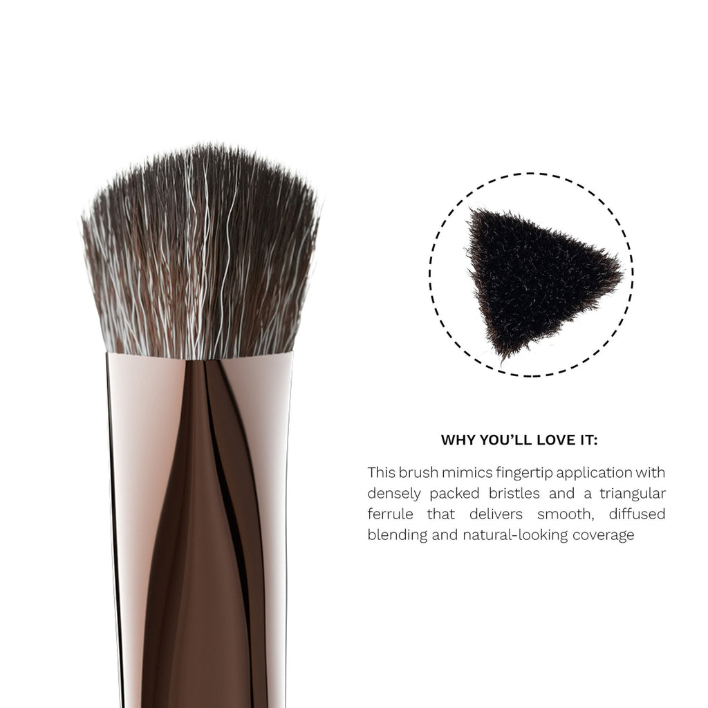 PAC Studio T06 Expert Concealer Brush - Flat Angled Densely Packed Bristles Perfect for Precise Application | Grocsy
