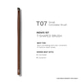 PAC Studio T07 Small Concealer Brush - Precision Tip for Spot Concealing, Eyeshadow Application & Blending | Grocsy