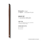 PAC Studio T07 Small Concealer Brush - Precision Tip for Spot Concealing, Eyeshadow Application & Blending | Grocsy