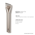 PAC Studio S01 Angular Flat Brush -Ideal for Moisturizers Primers & Foundations, Smooth Uniform Application | Grocsy