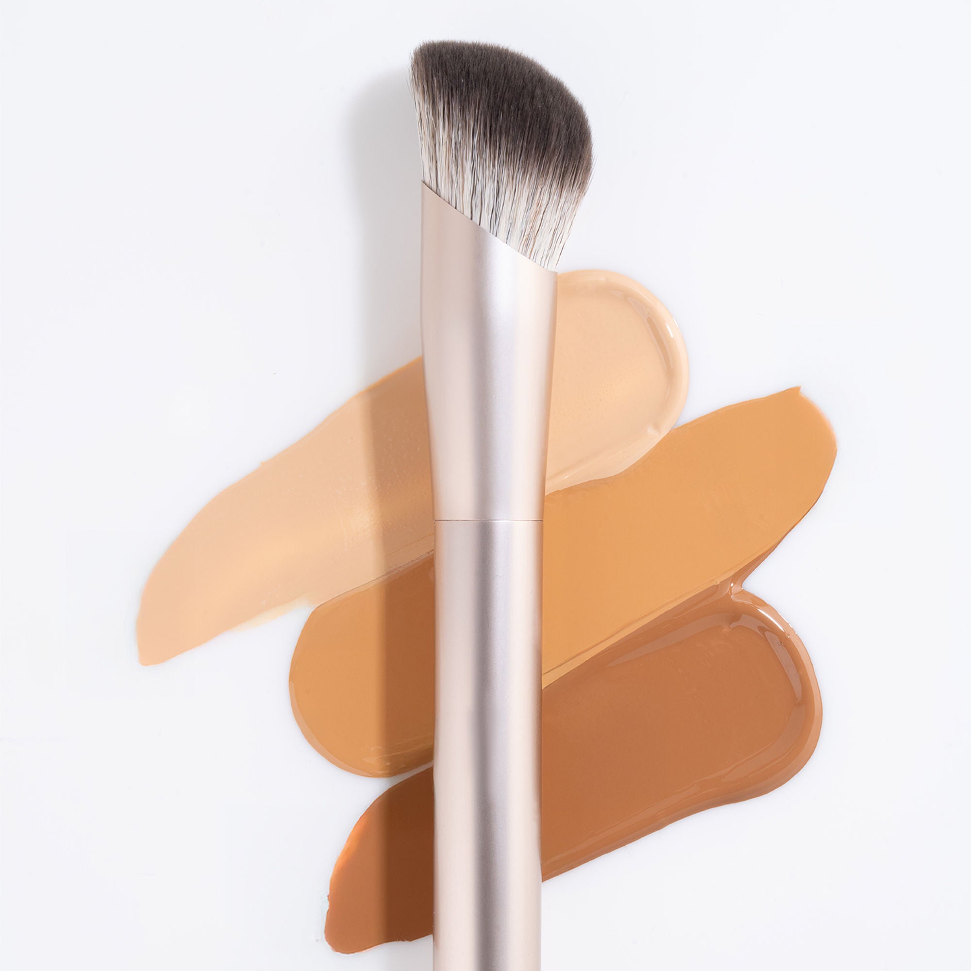 PAC Studio S02 Angular Foundation Brush - Angled for Superior Control, Even Coverage & Streak Free Finish | Grocsy