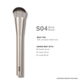 PAC Studio S04 Blush Brush - Fluffy Expertly Angled Blush Brush, Works Effortlessly with All Formulas | Grocsy