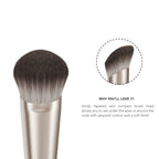 PAC Studio S05 Small Powder Brush - Tapered Powder Brush for Expert Precision, Ideal for Under Eye Baking | Grocsy