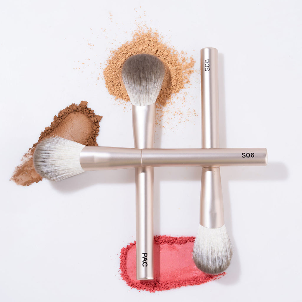 PAC Studio S06 Master Powder Brush - Large Powder Brush, Works Effortlessly with All Powder Products | Grocsy
