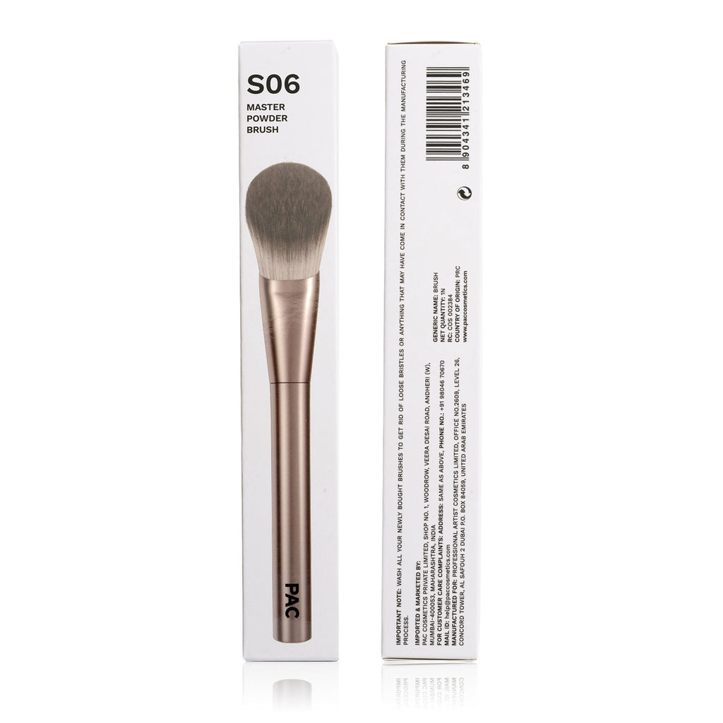 PAC Studio S06 Master Powder Brush - Large Powder Brush, Works Effortlessly with All Powder Products | Grocsy