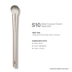 PAC Studio S10 Multi-Purpose Cream Applicator - Slanted Head for Precise Control Natural Streak-Free Finish | Grocsy