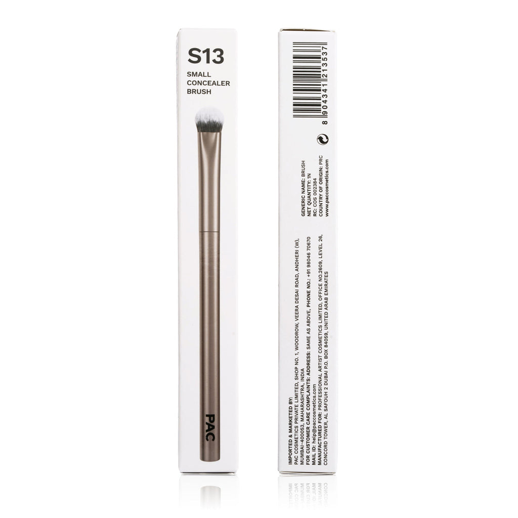 PAC Studio S13 Small Concealer Brush - Kitten Paw Shape allows Precision Coverage, Ideal for Inner Corners | Grocsy
