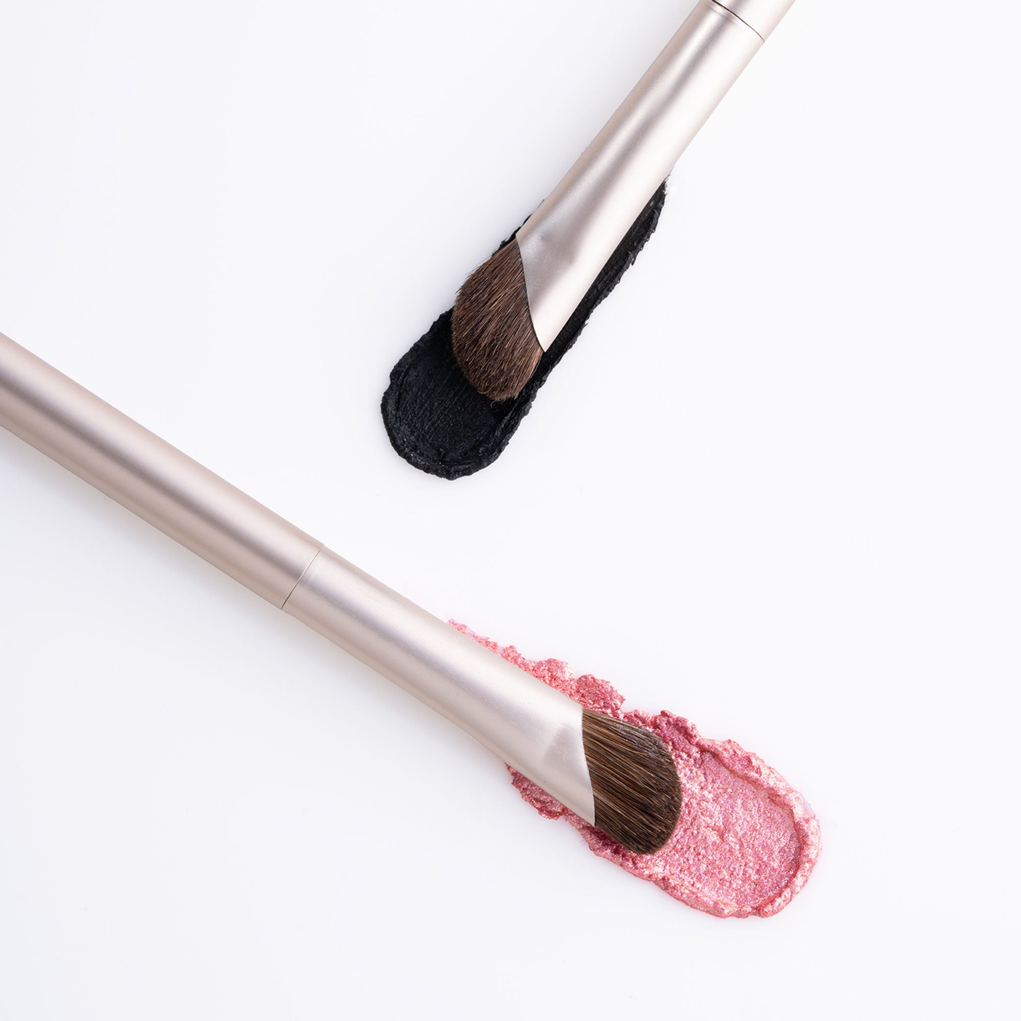 PAC Studio S14 Small Angular Powder Brush - Short Angled Brush for Precise Detailing & Lash Line Definition | Grocsy