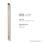 PAC Studio S15 Cut Crease Flat Brush - Great for Detailed Eye Work, Precise Glitter Shimmer Placement | Grocsy