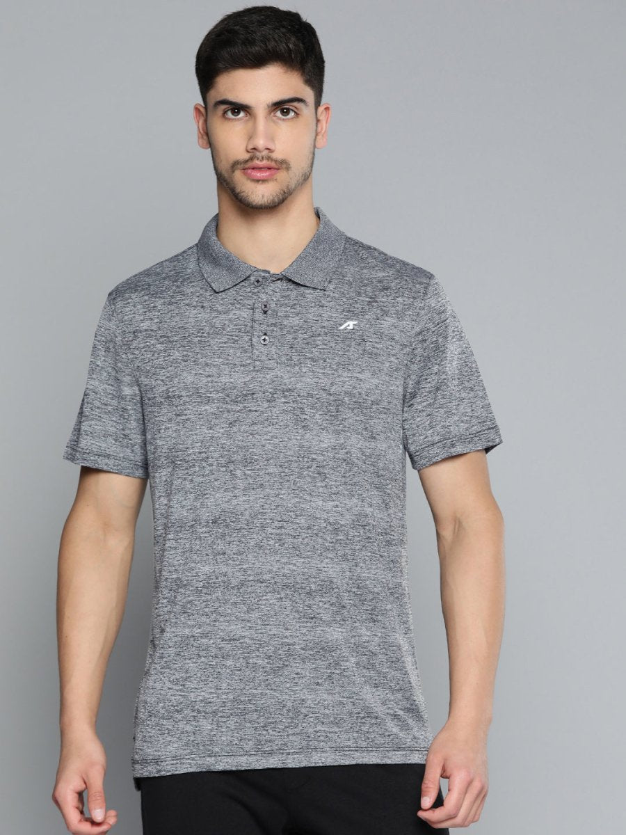 Alcis Men Polo Collar Anti Static Slim Fit T-shirt | Grocsy
