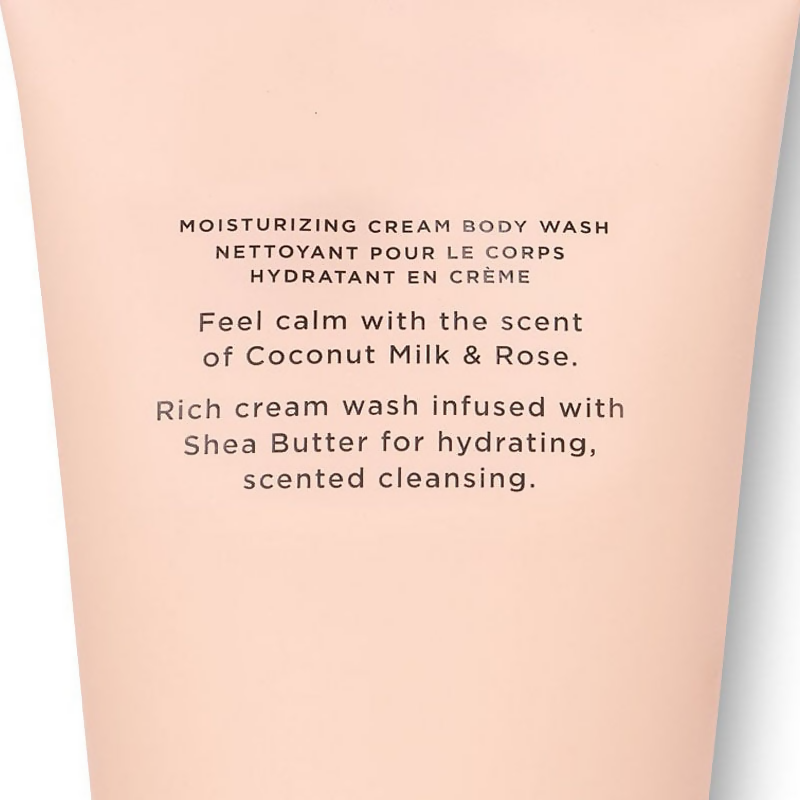 Victoria's Secret Coconut Milk Rose Natural Beauty Moisturizing Cream Body Wash | Grocsy