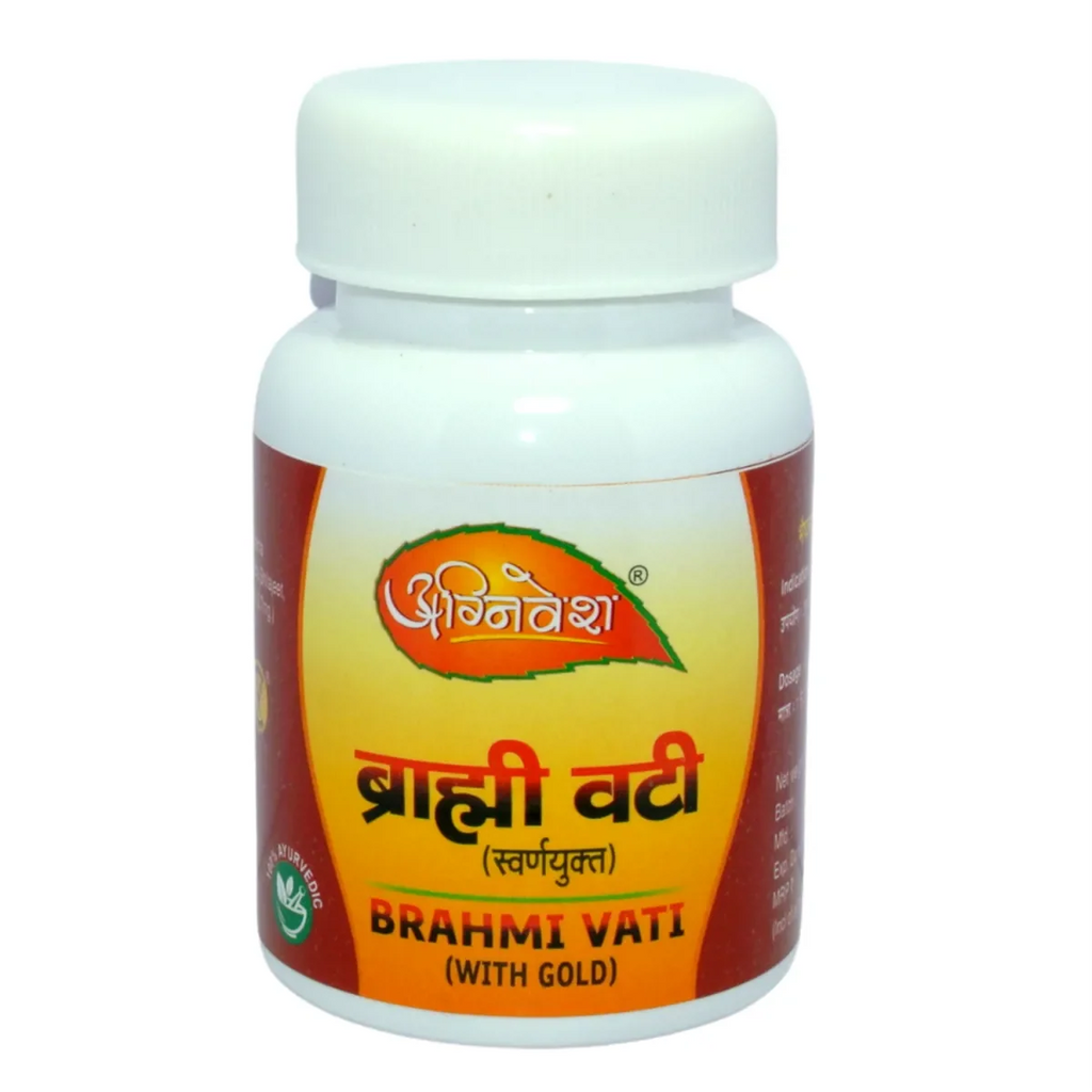 Agnivesh Brahmi Vati (With Gold) | Grocsy