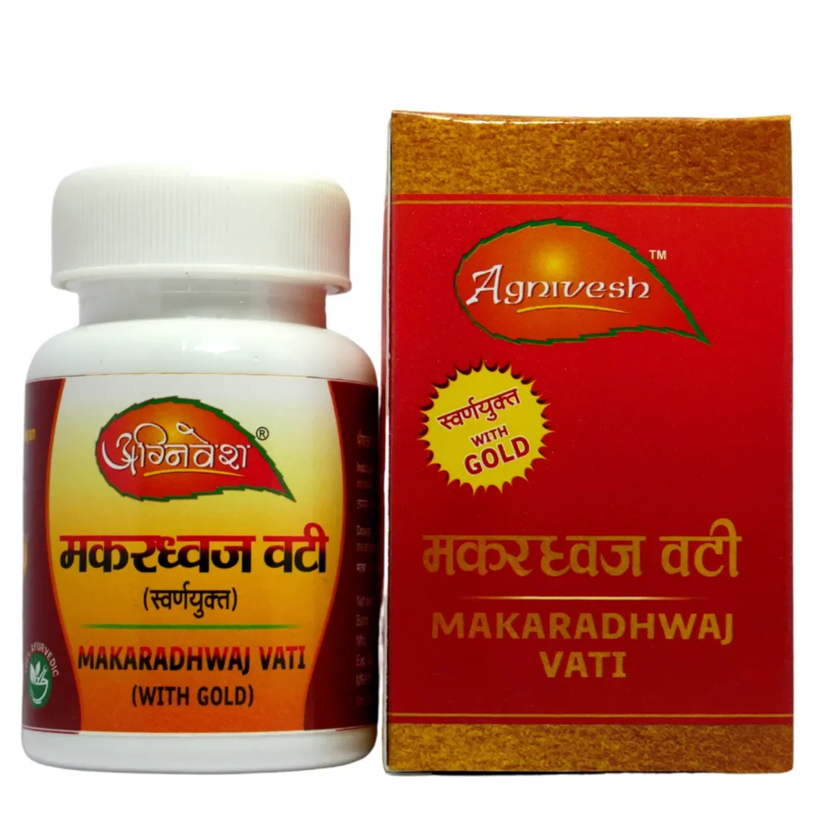 Agnivesh Makardhwaj Vati (With Gold) | Grocsy