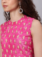 Aks Ethnic Motifs Printed Straight Kurta | Grocsy