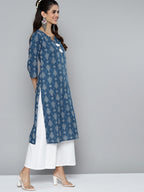 HERE&NOW Women Geometric Printed Kurta | Grocsy