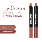 Love Earth Lip Crayon Non-Transfer Lipstick - Reds | Grocsy