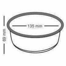 Microwavable Containers with Lunch Bag, 400ml, Set of 3 | Grocsy