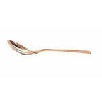 Steel Copper Casserole Bowl With Lid & 1 Serving Spoon - Set Of 2 Pieces | Grocsy