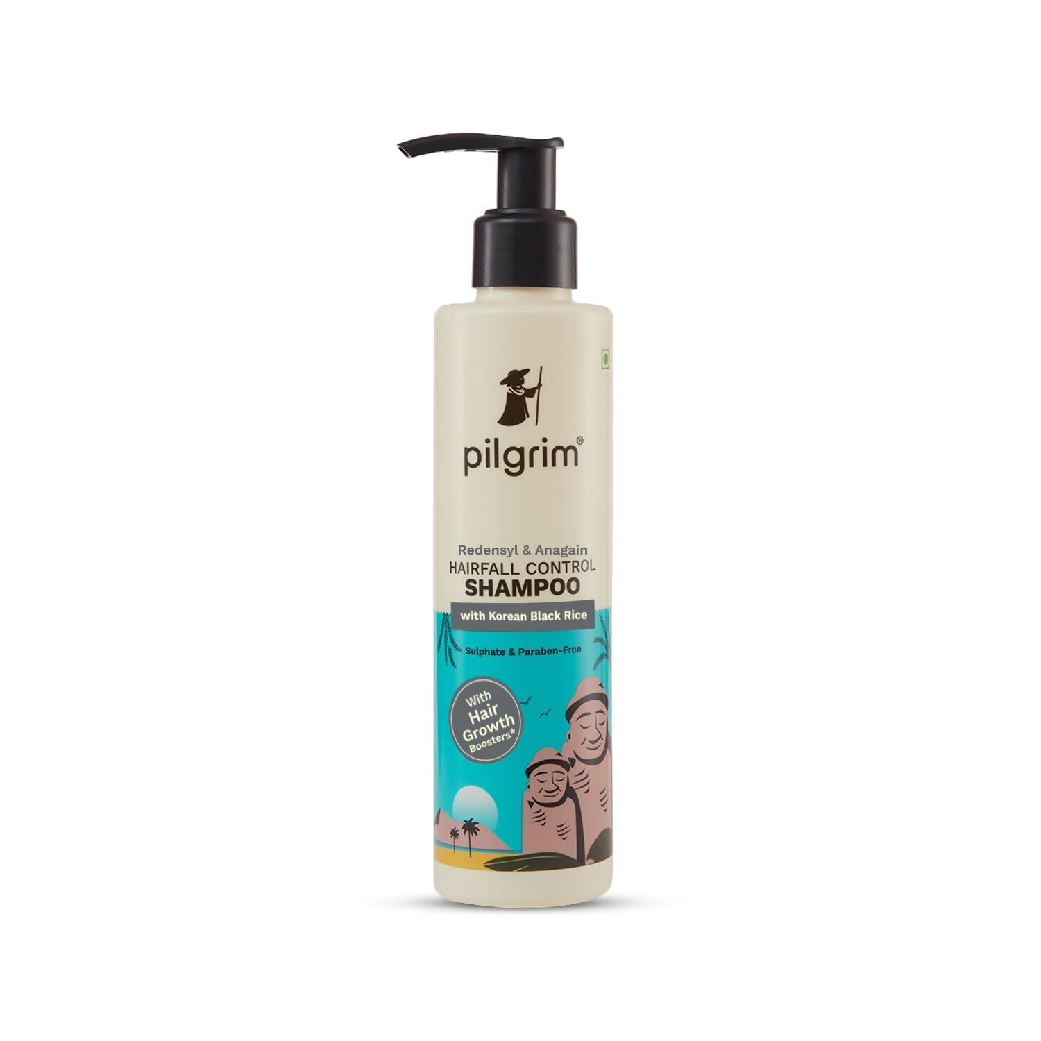 Pilgrim Redensyl & Anagain Hairfall Control Shampoo with Korean Black Rice | Grocsy