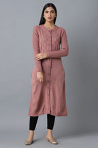 W for Woman Pink Acrowool Jacket | Grocsy