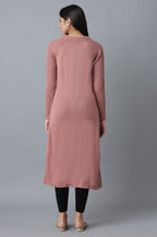 W for Woman Pink Acrowool Jacket | Grocsy