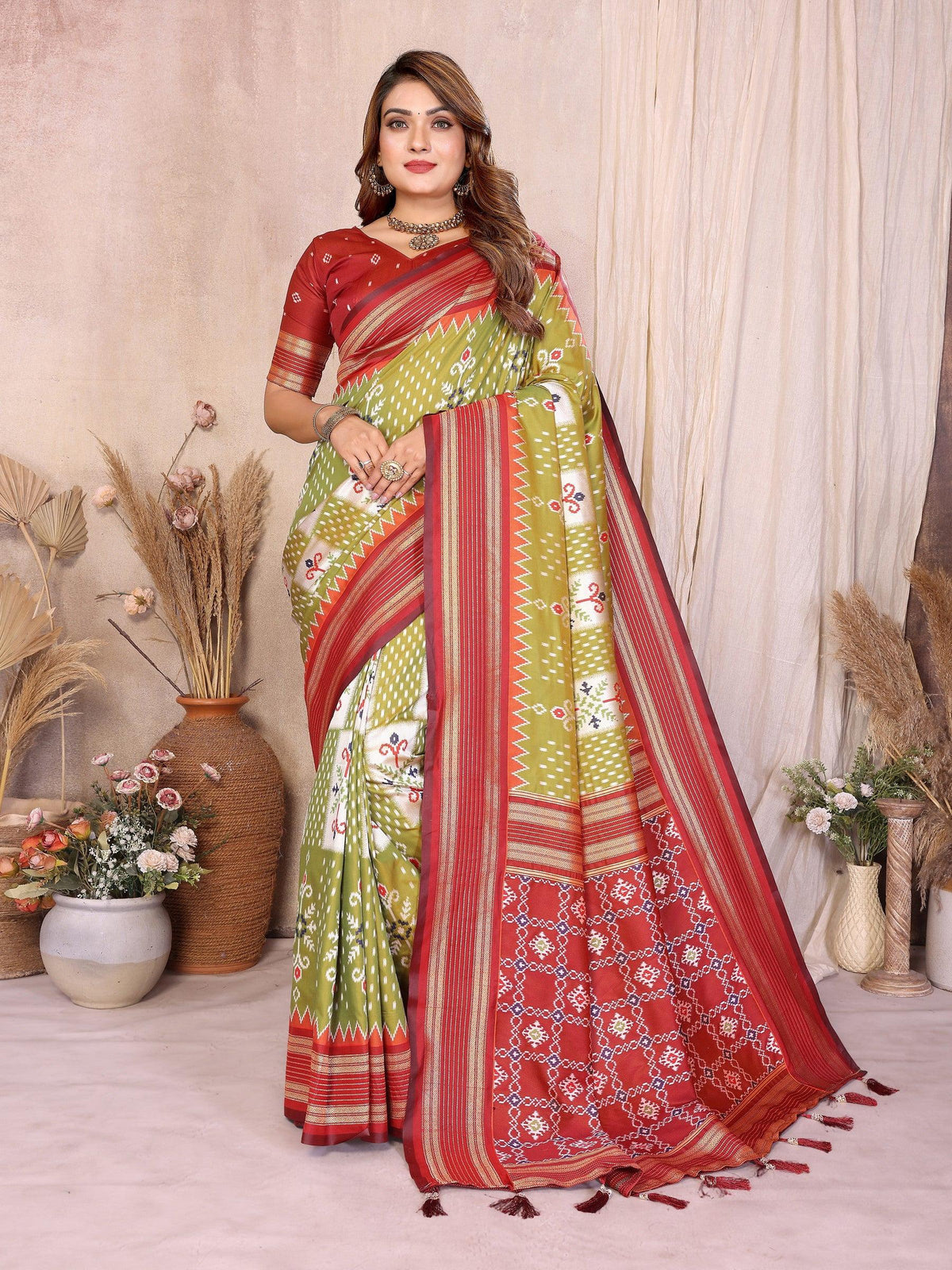 Anaita Premium South Soft Silk Saree | Grocsy
