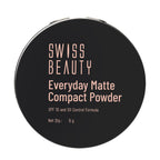 Swiss Beauty Everyday Matte Compact - 1 Ivory | Grocsy