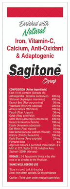 Sagius Sagitone Syrup | Grocsy