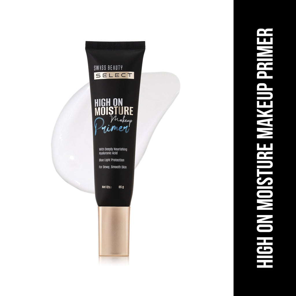 Swiss Beauty Select High On Moisture Makeup Primer Enriched With Glycerin & Hyaluronic Acid | Grocsy