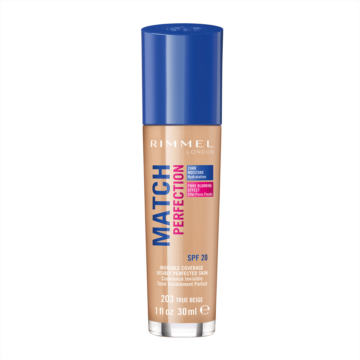 Rimmel London Match Perfection Foundation - True Beige | Grocsy