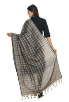 Mominos Fashion Moeza Beautiful Handloom Cotton Navy Blue Dupatta | Grocsy