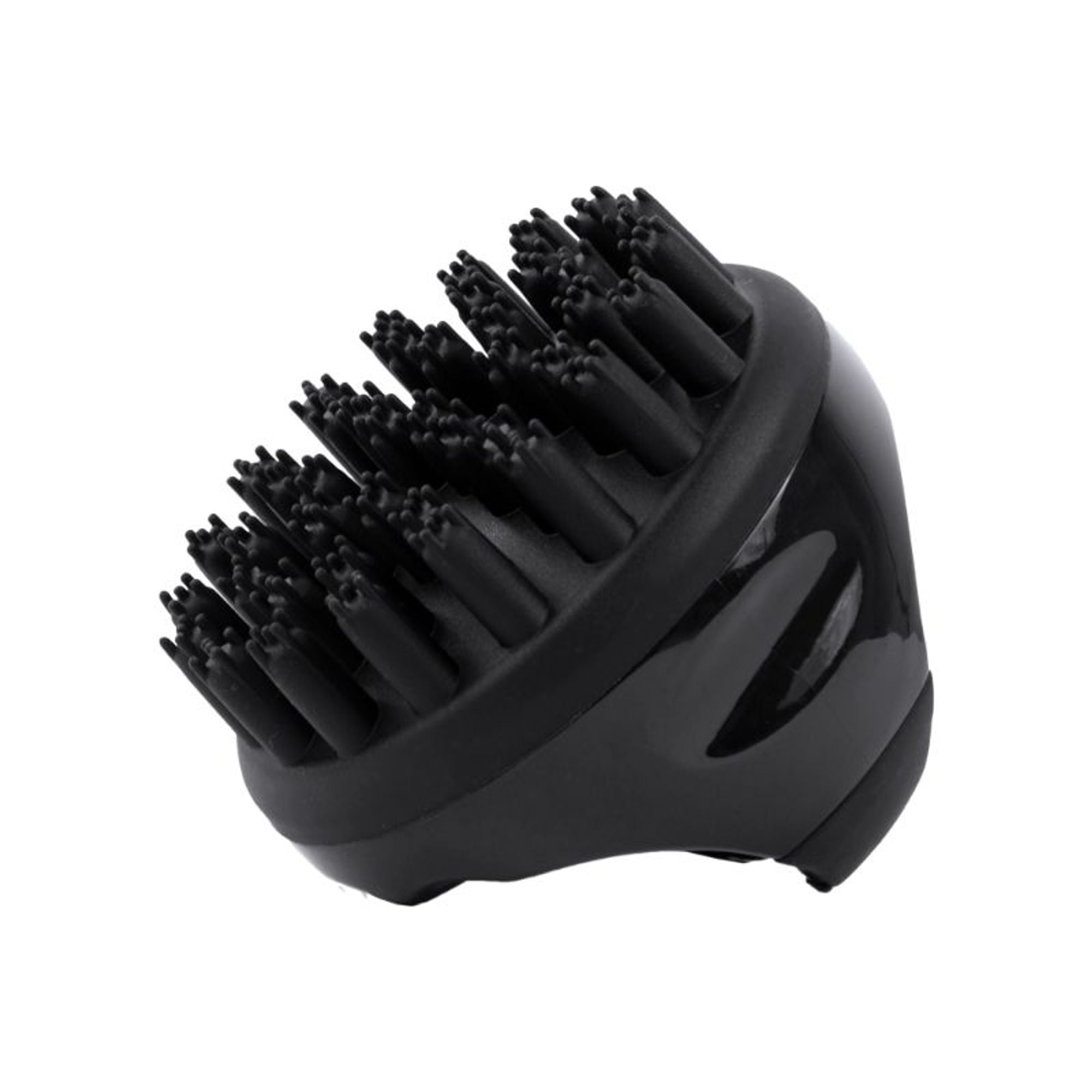 Scalppie Pro Silicon Hair Scalp Massager & Shampoo Brush Scrub - Hair Growth & Anti Dandruff - Black | Grocsy