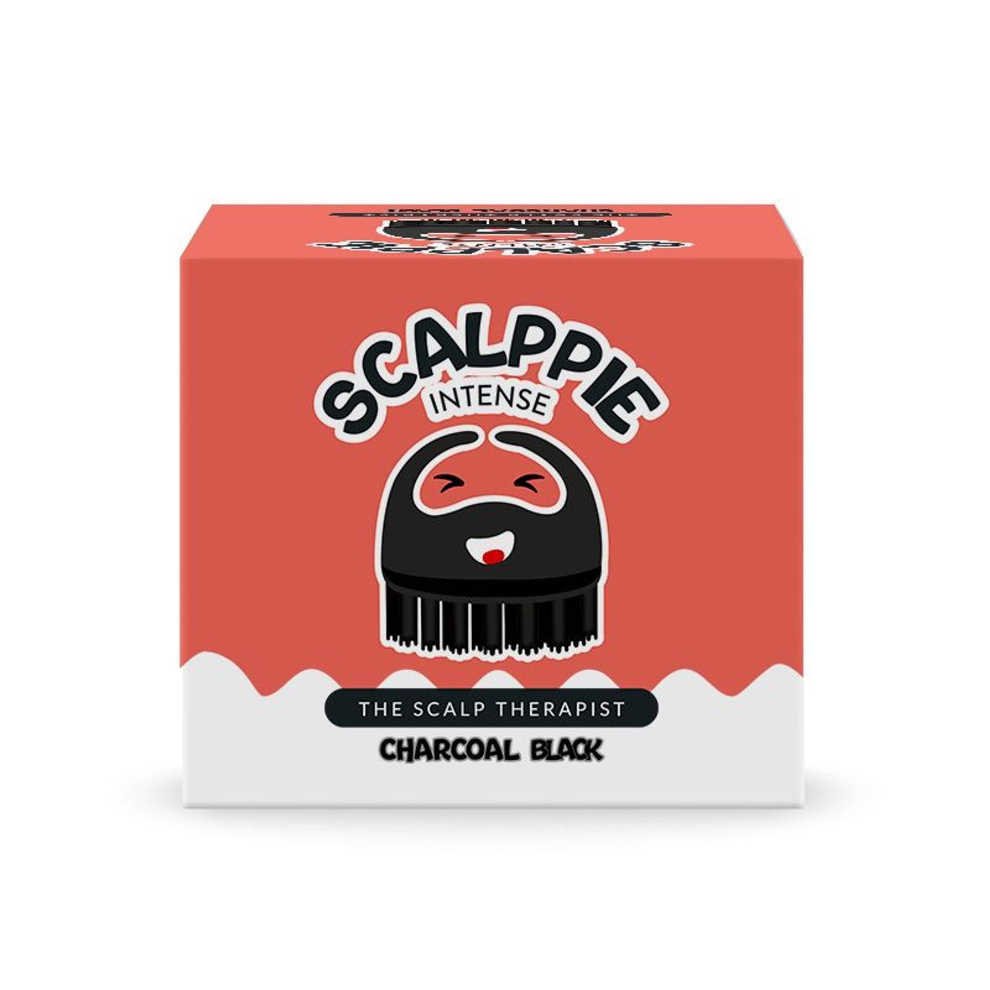 Scalppie Pro Silicon Hair Scalp Massager & Shampoo Brush Scrub - Hair Growth & Anti Dandruff - Black | Grocsy
