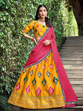Myra Yellow Silk Embroidered Designer Lehenga Choli | Grocsy