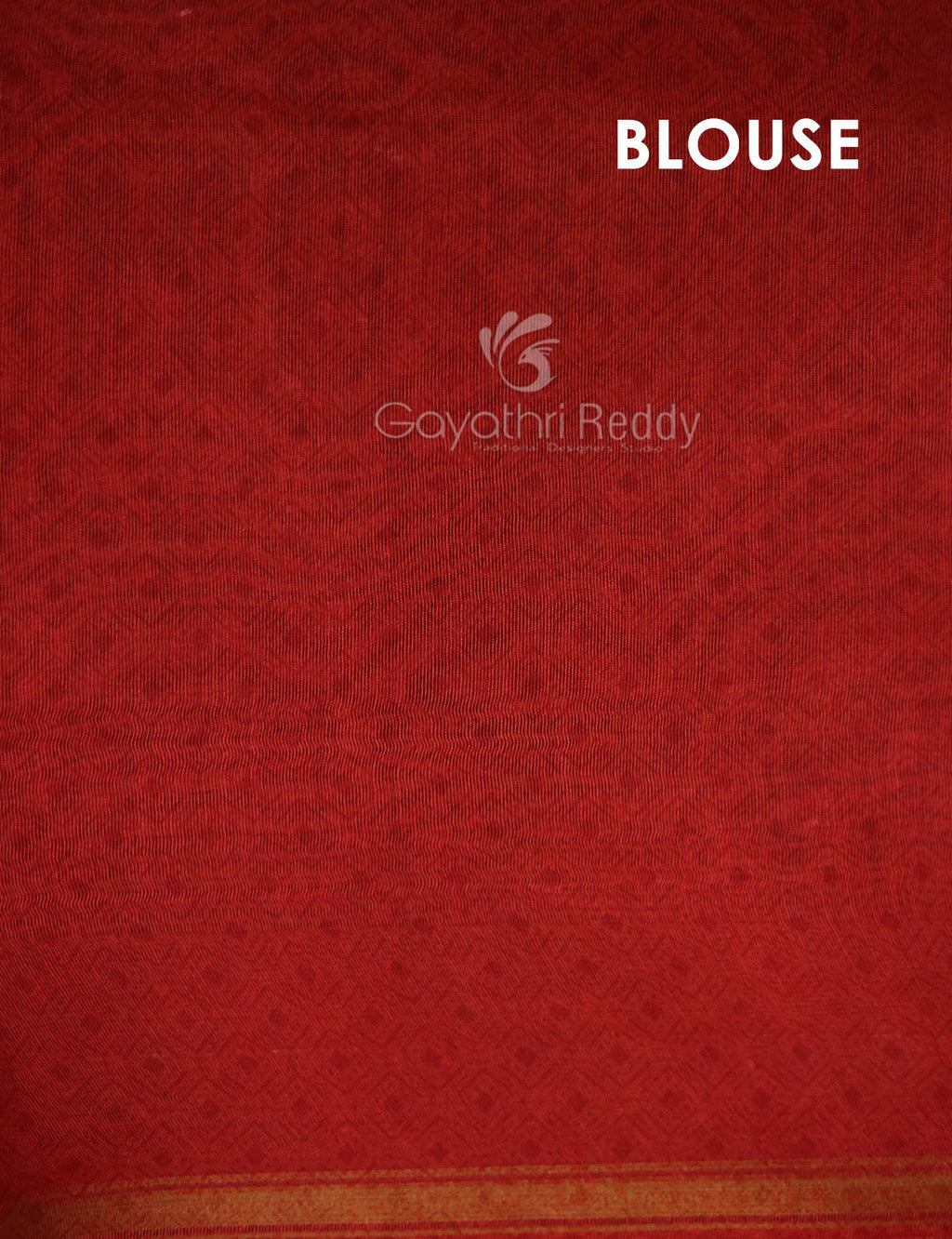 Shades of Cream And Red Blouse Patola Print Semi Chanderi Saree By Gayathri Reddy Designer Studio | Grocsy